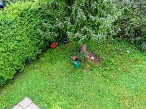 Blick in gem. Garten