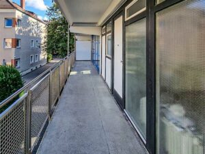 Zugang über Laubengang