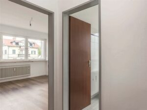 Blick ins Schlafzimmer