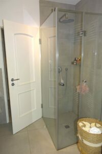 Glasdusche