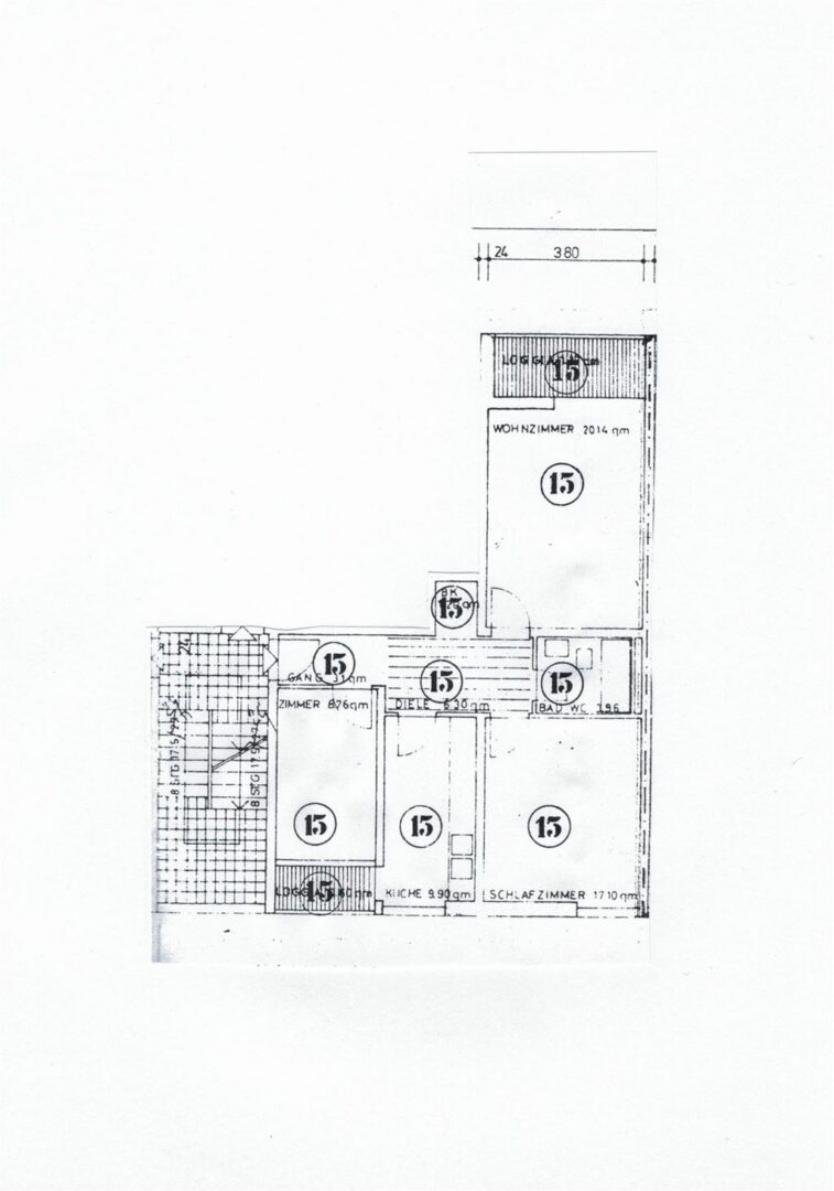 Grundriss Whg. 15