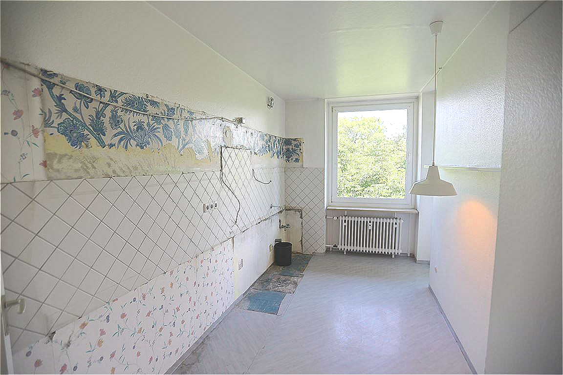 Küche mit Loggia