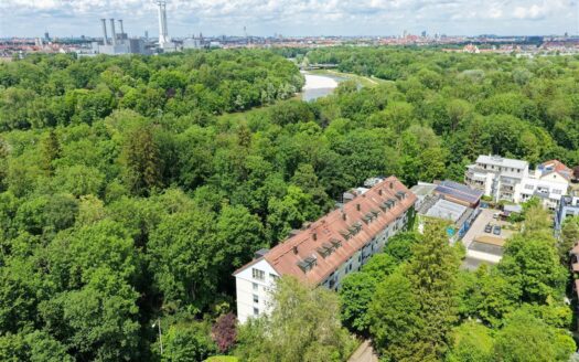 Drohnensicht Wohnhaus