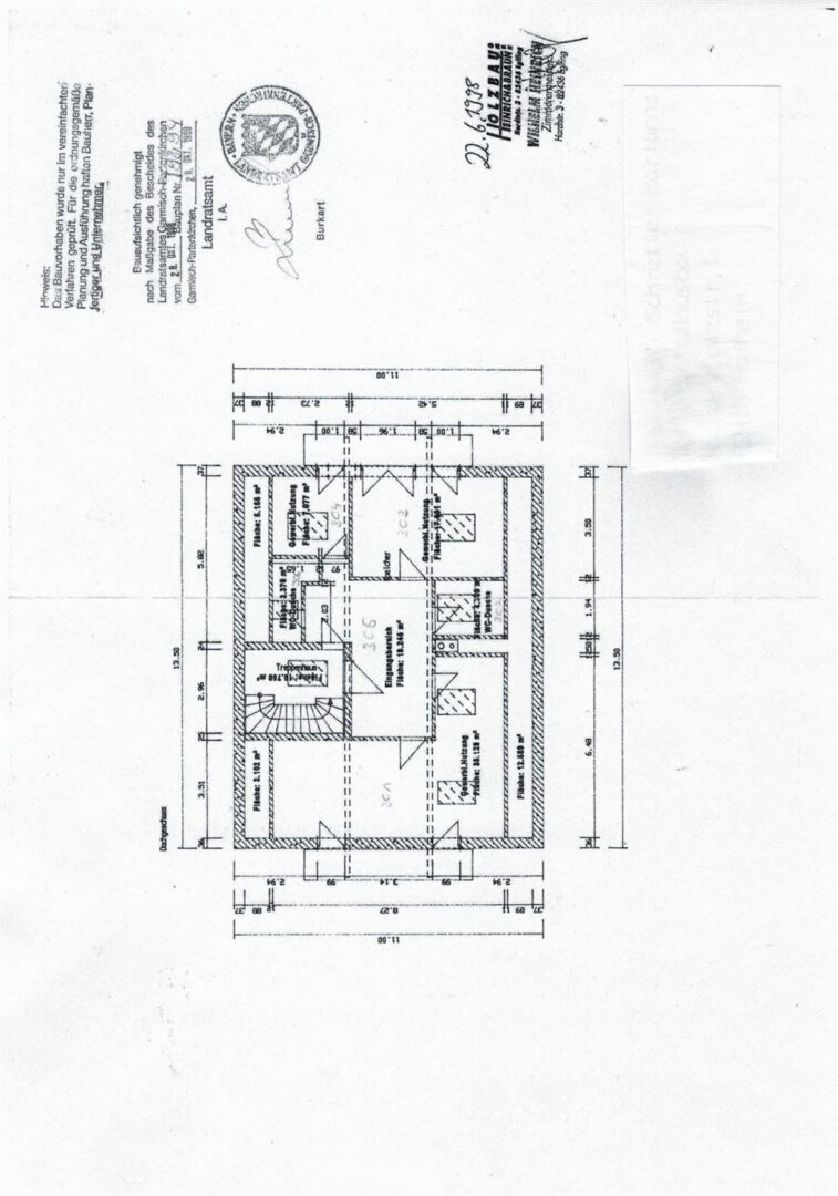 Grundriss DG nach Ausbau