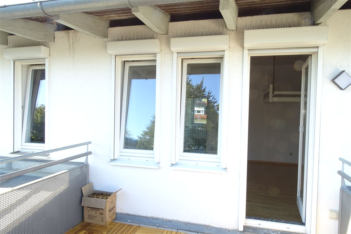 Blick Terrassenausgang