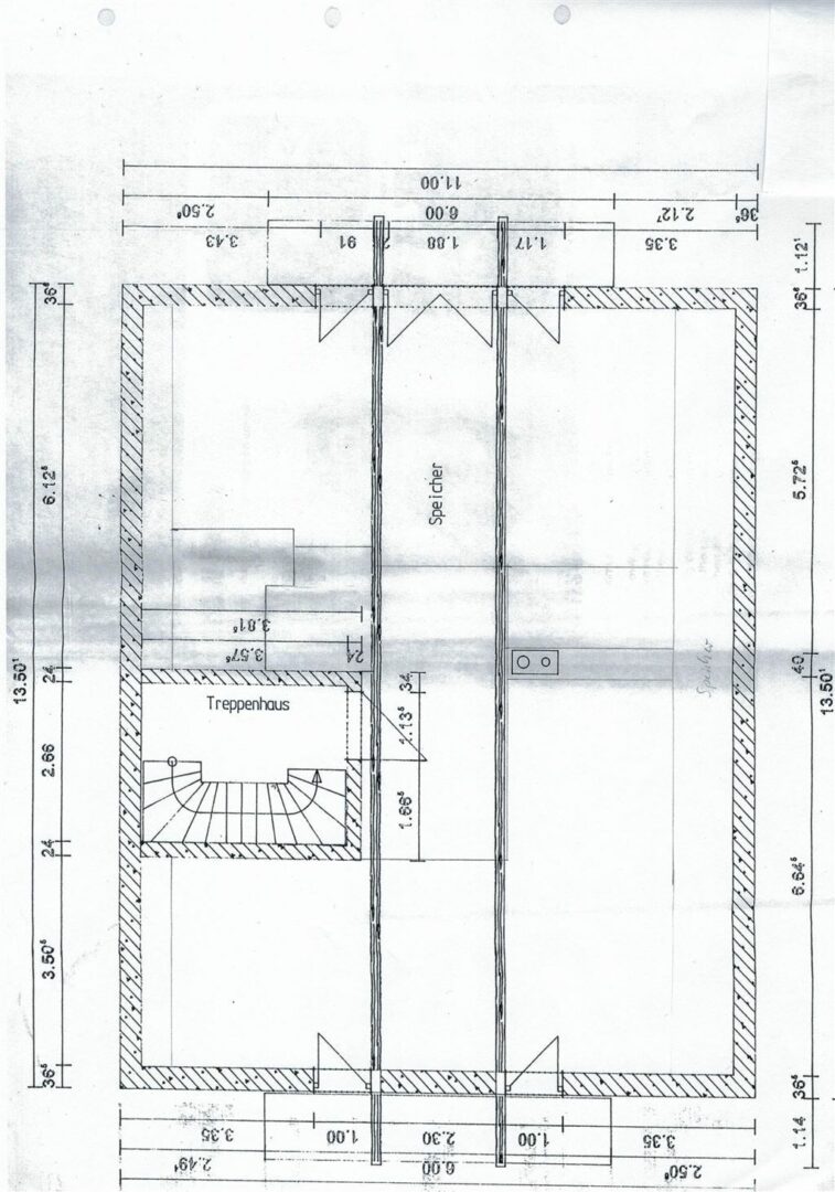 Grundriss Speicher