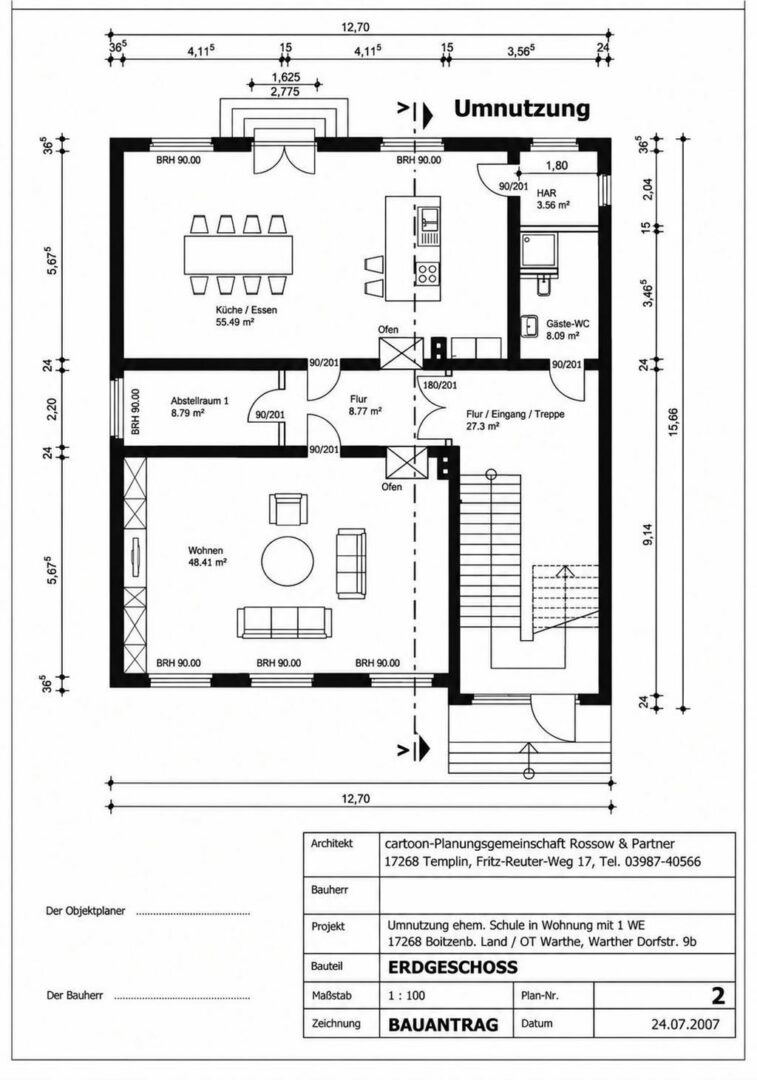 Grundriss EG