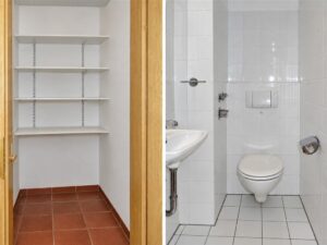 Gäste-WC + Abstellkammer