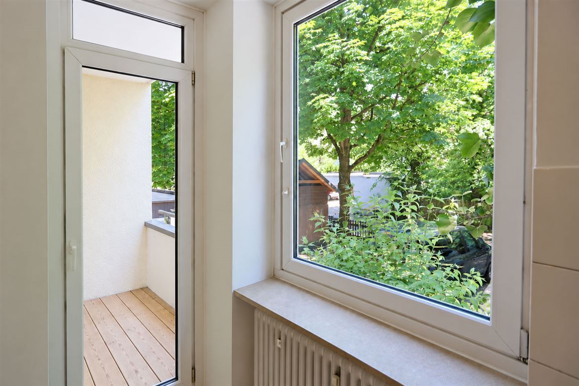 Zugang zur Loggia von Küche